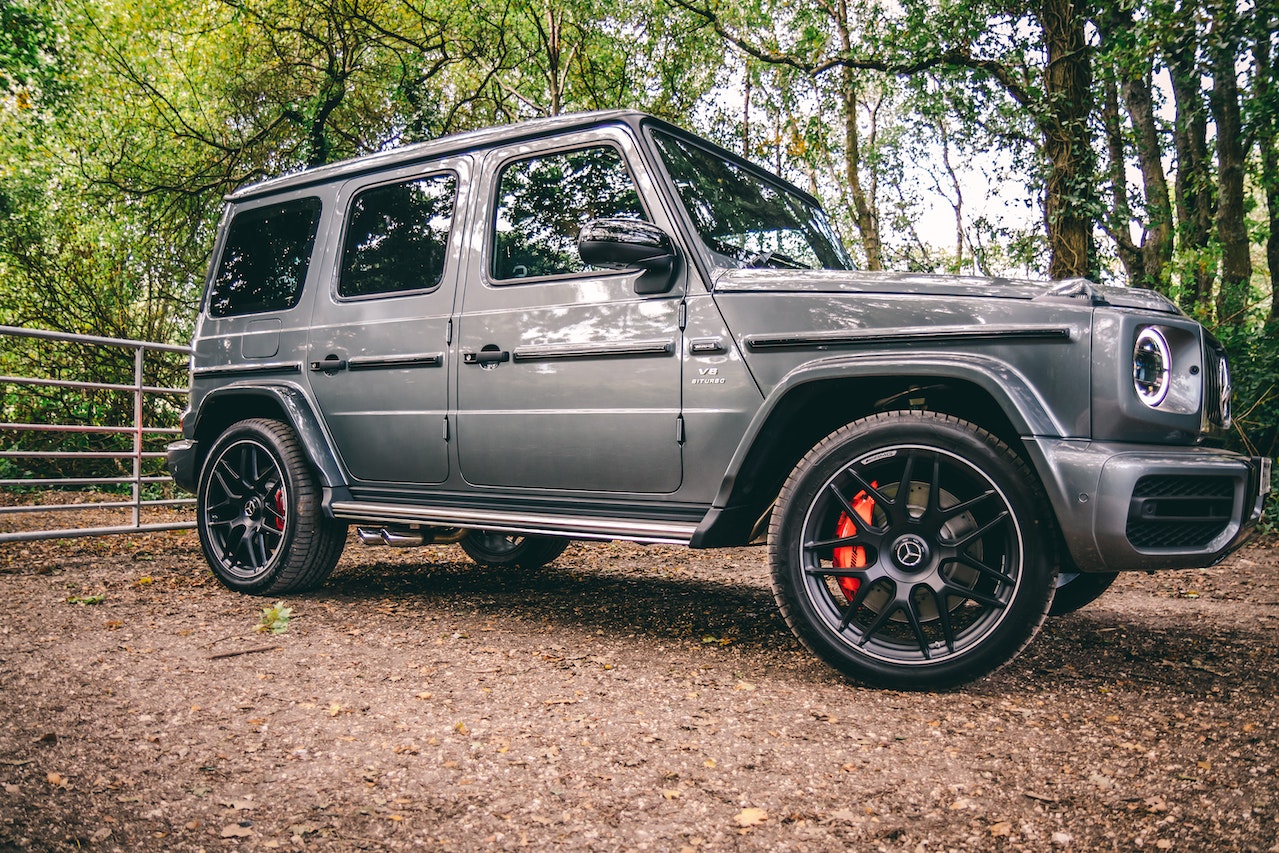 Photo of Mercedes-Benz G-Class Parked on Dirt Road | Veteran Car Donations