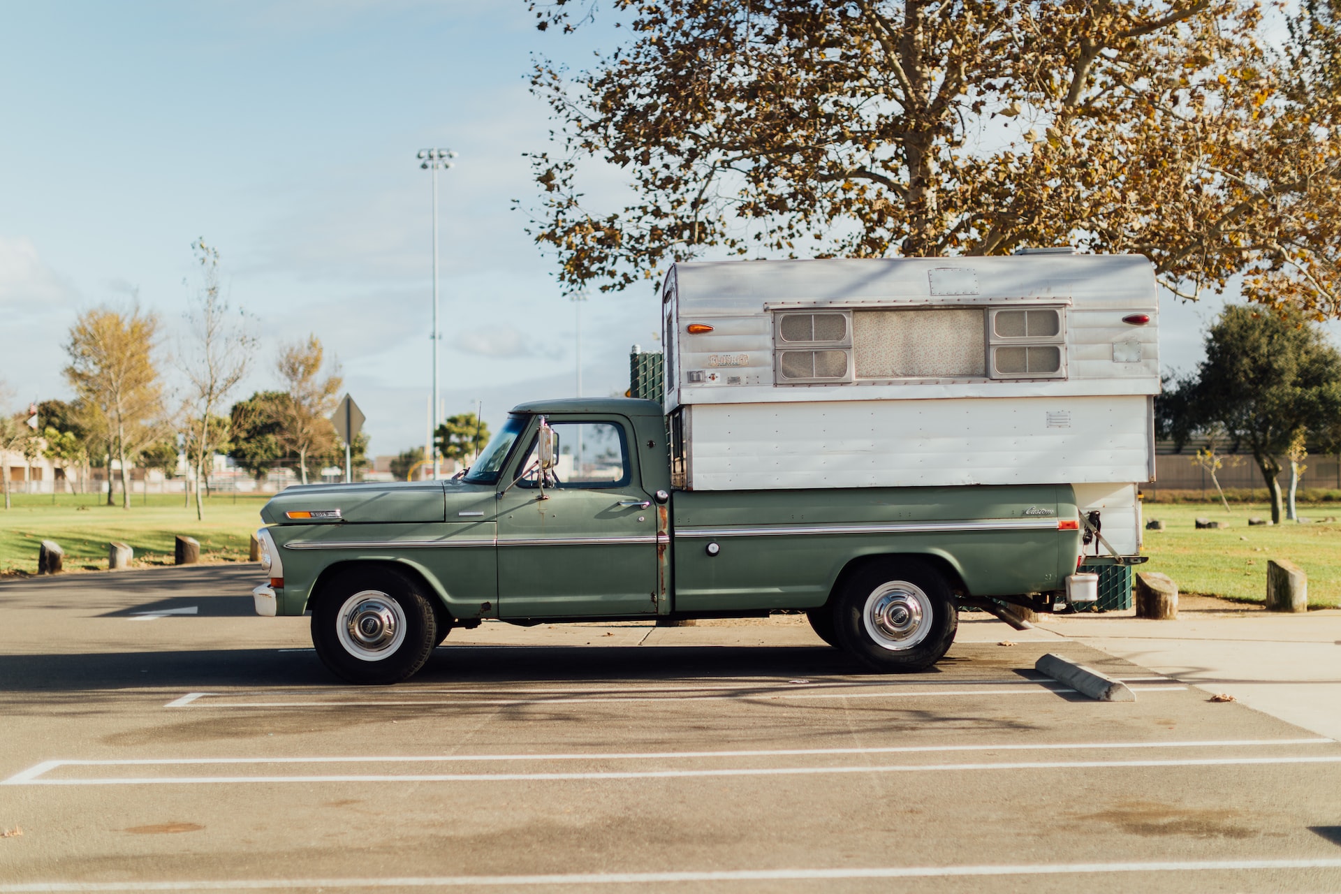 Parked Truck | Veteran Car Donations