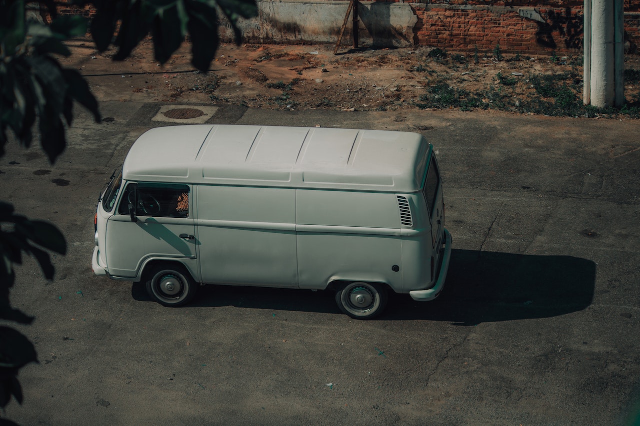 A Parked Van on the Street | Veteran Car Donations
