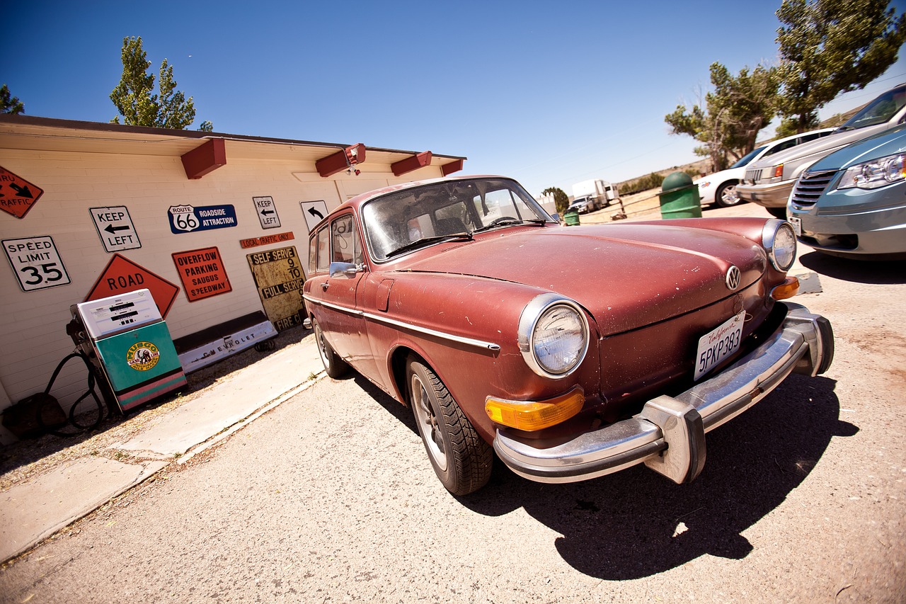 Maroon Car Parked | Veteran Car Donations