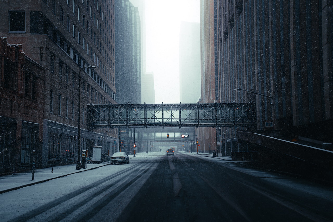 Snowy road on Minneapolis | Veteran Car Donations