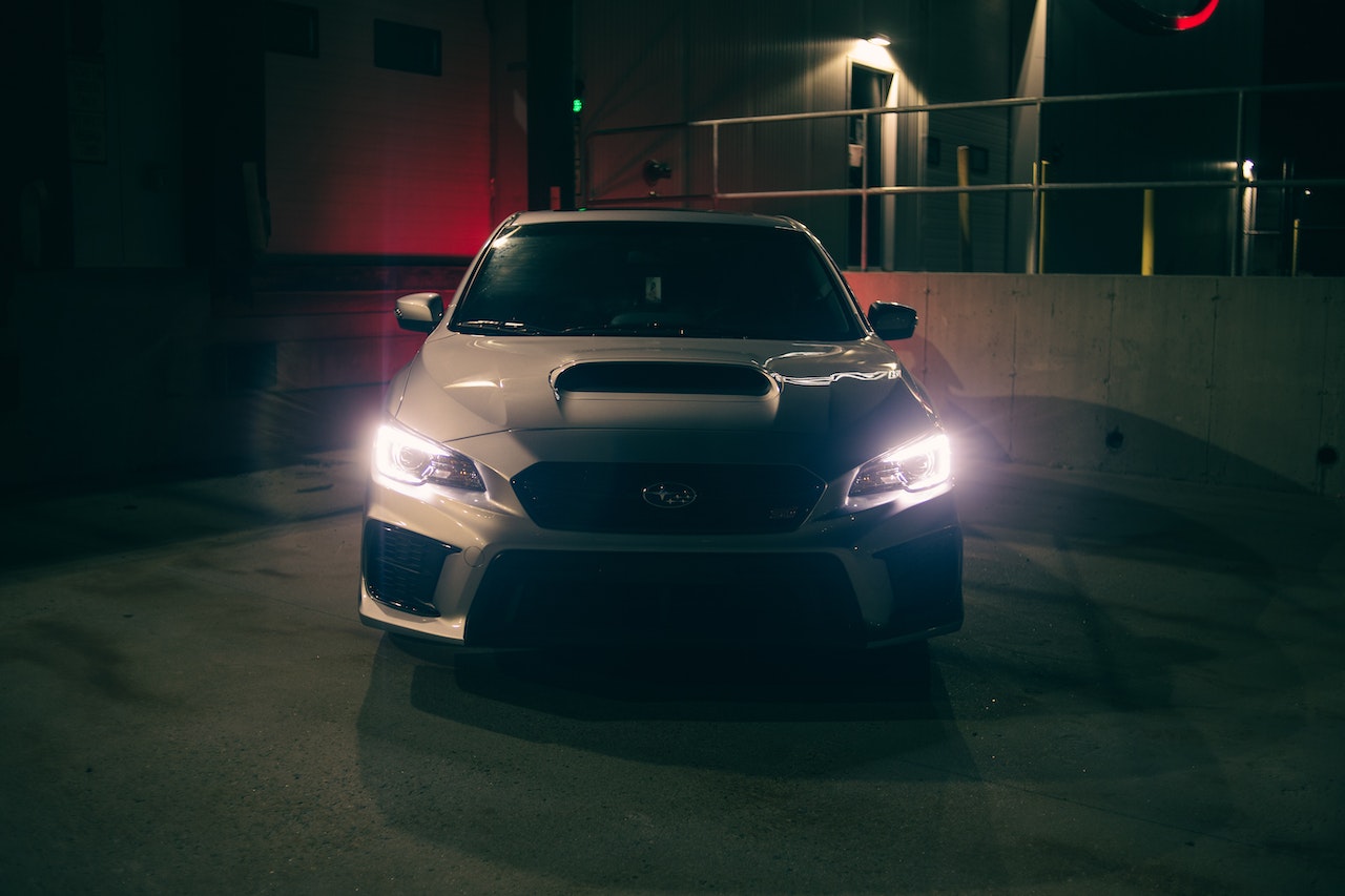 Subaru WRX at Night | Veteran Car Donations