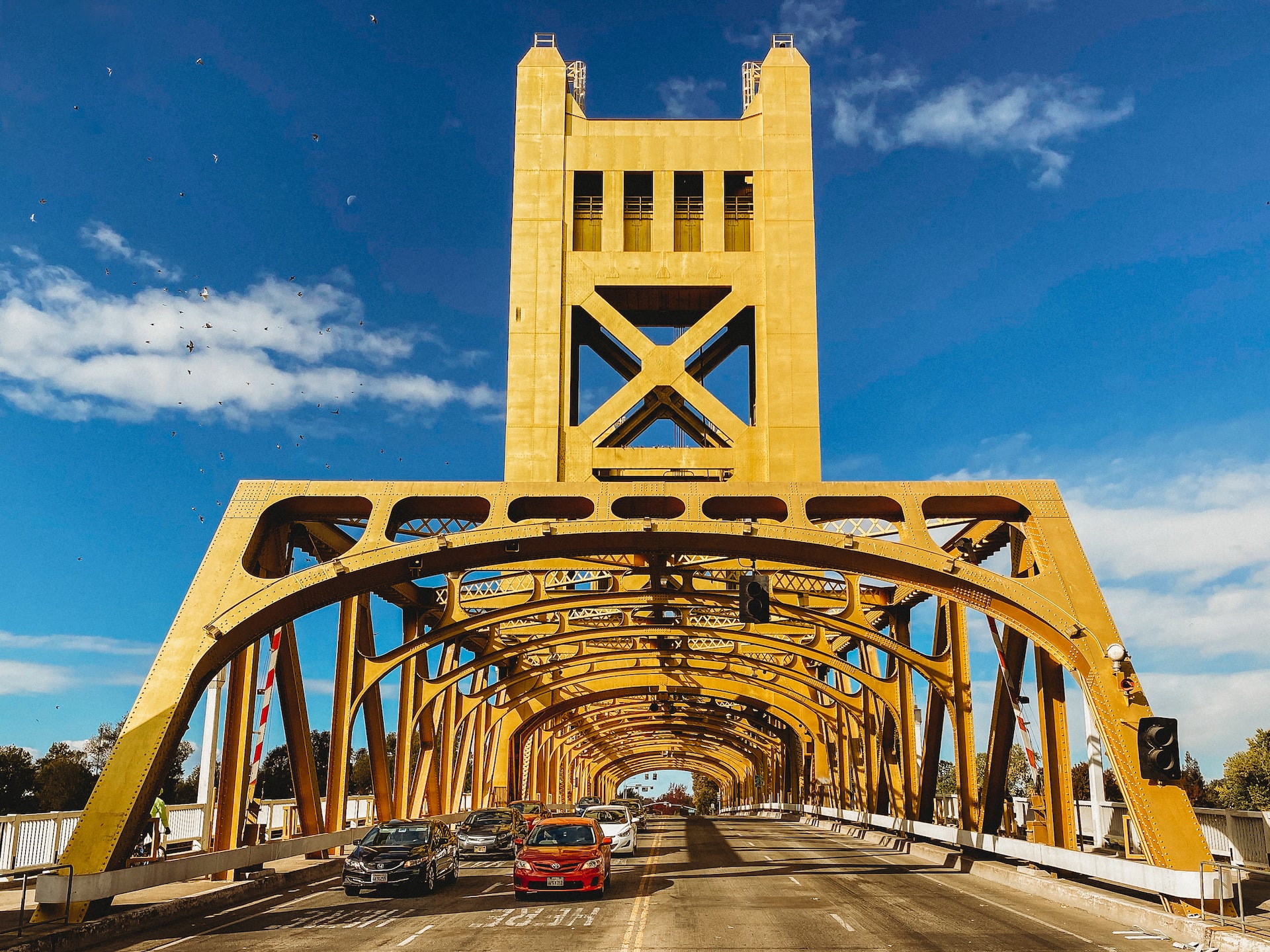 Yellow Bridge in Sacramento | Veteran Car Donations