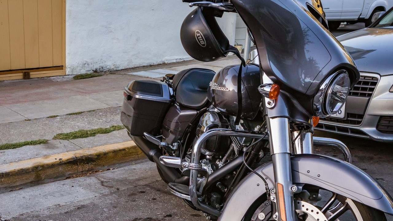  Black and Silver Cruiser Motorcycle Parked on the Road | Veteran Car Donations