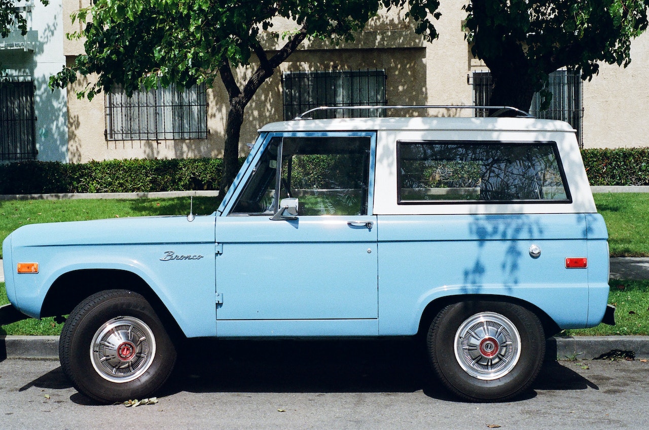 Blue and White Car | Veteran Car Donations