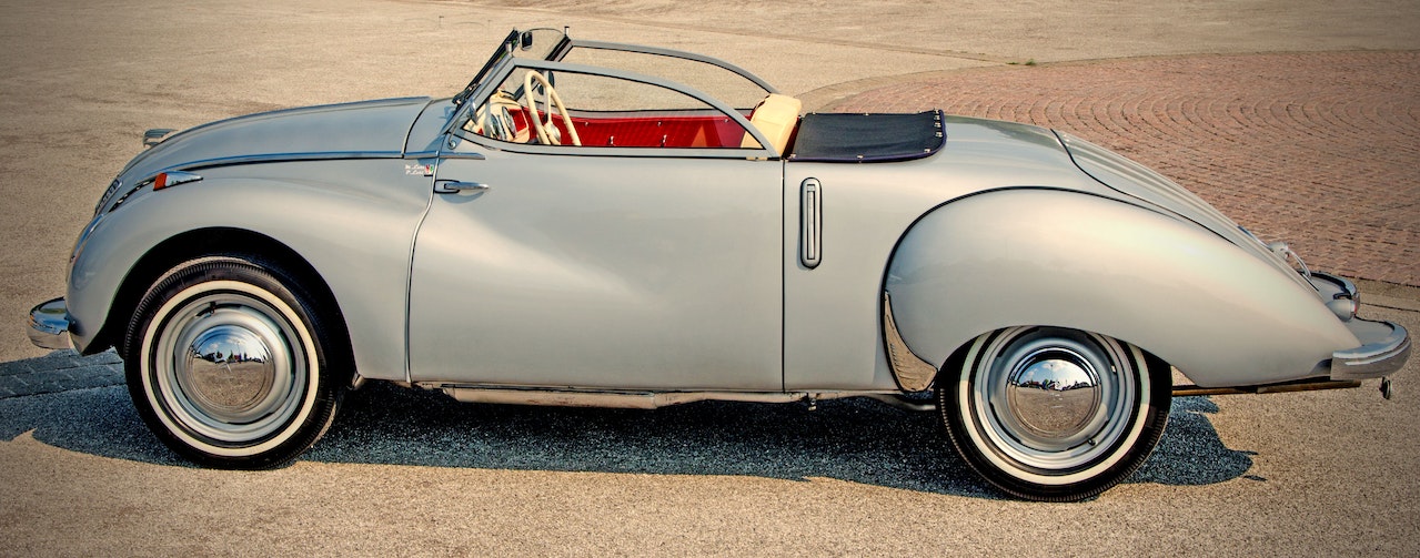 Grey Classic Convertible Coupe | Veteran Car Donations