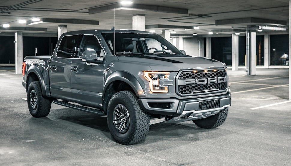 Modern truck in underground parking lot | Veteran Car Donations