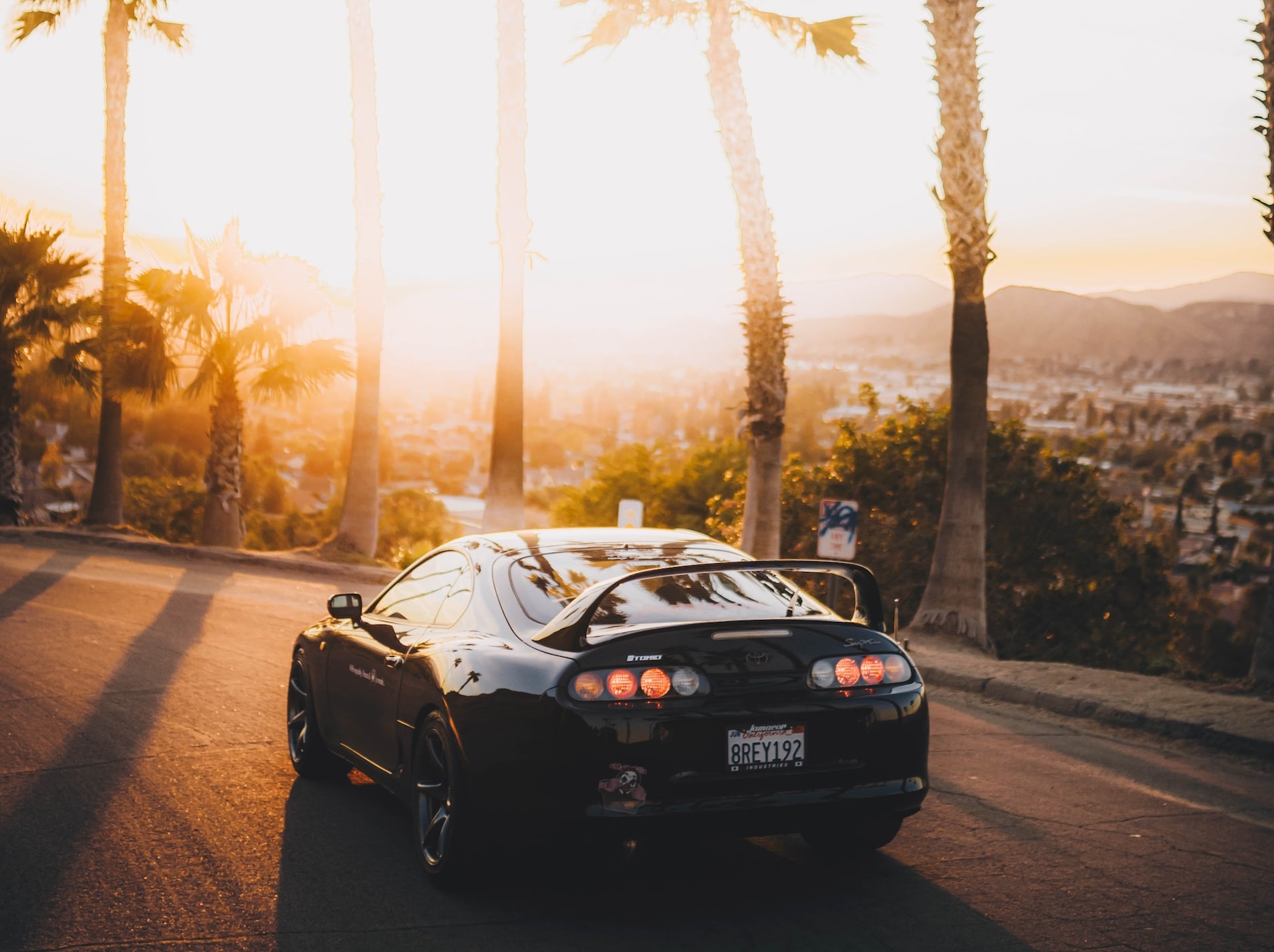 Toyota Supra on Palm Tree's | Veteran Car Donations