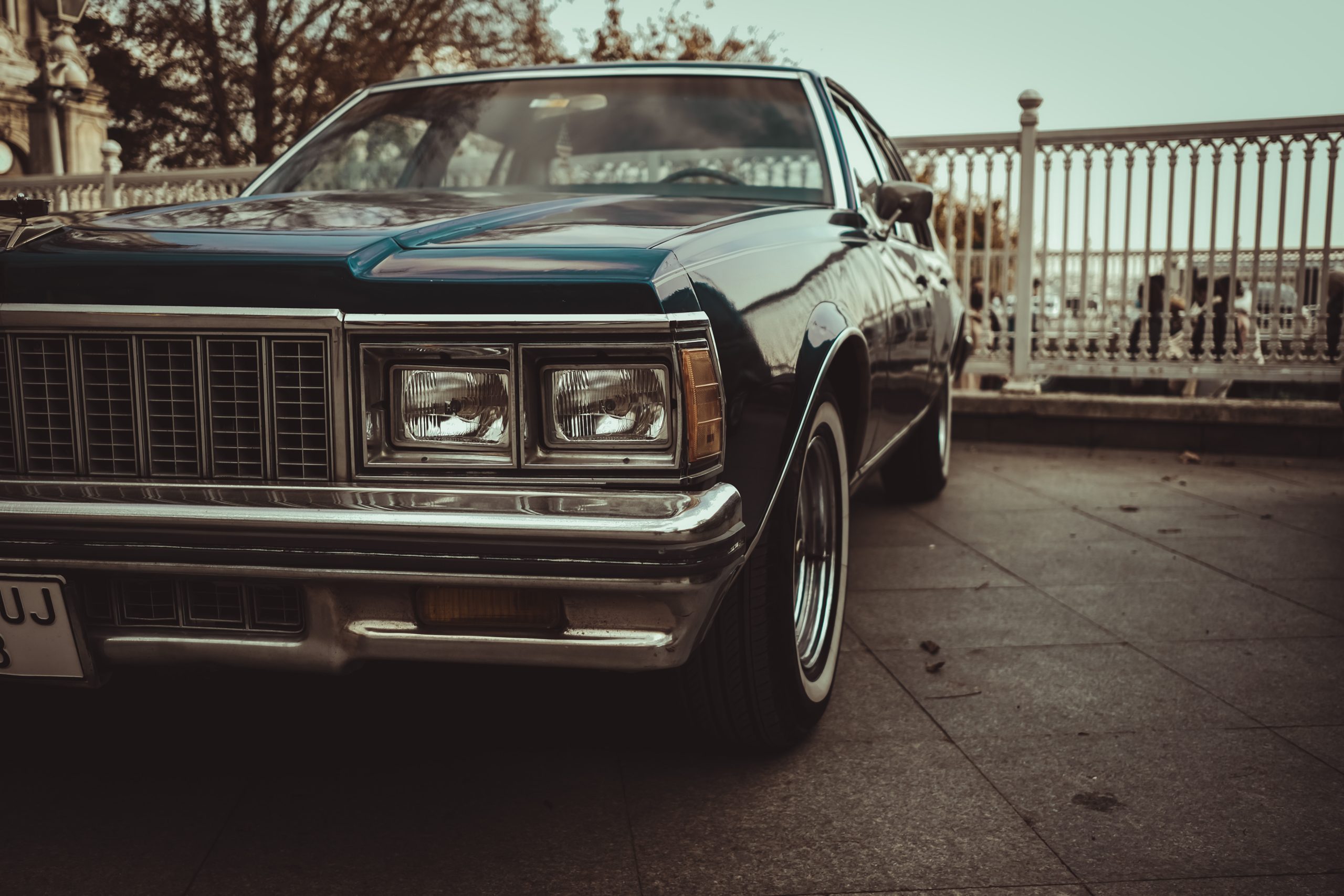 Close-Up Shot of Black Sedan Parked | Veteran Car Donations