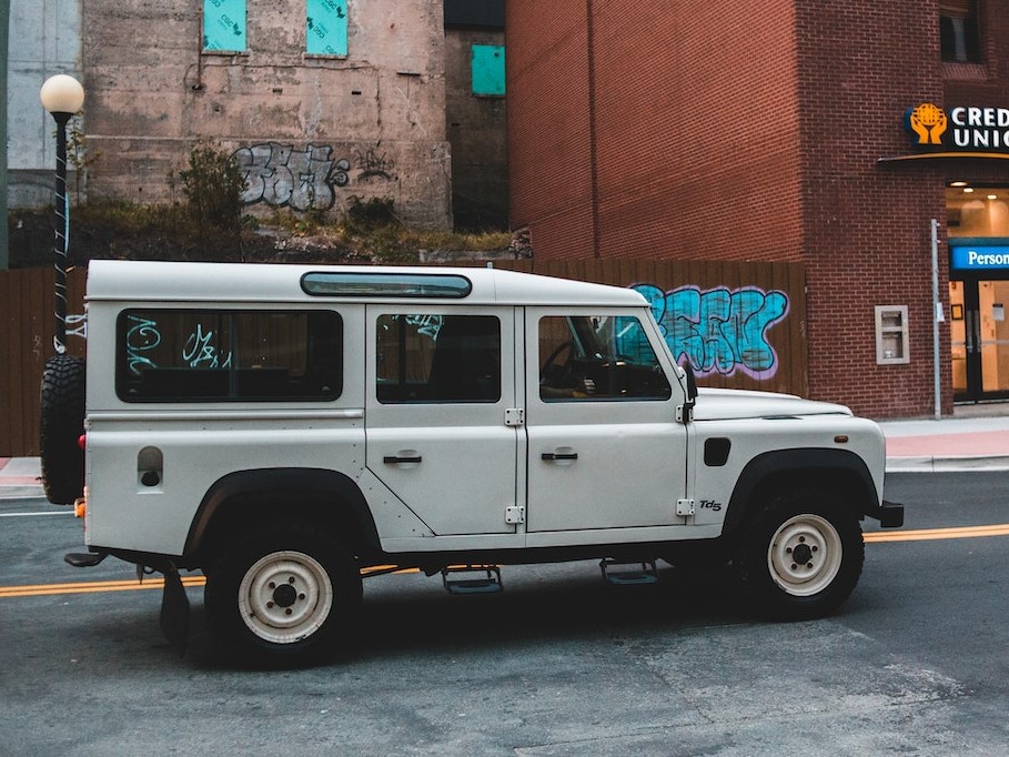 Offroader on road in city | Veteran Car Donations