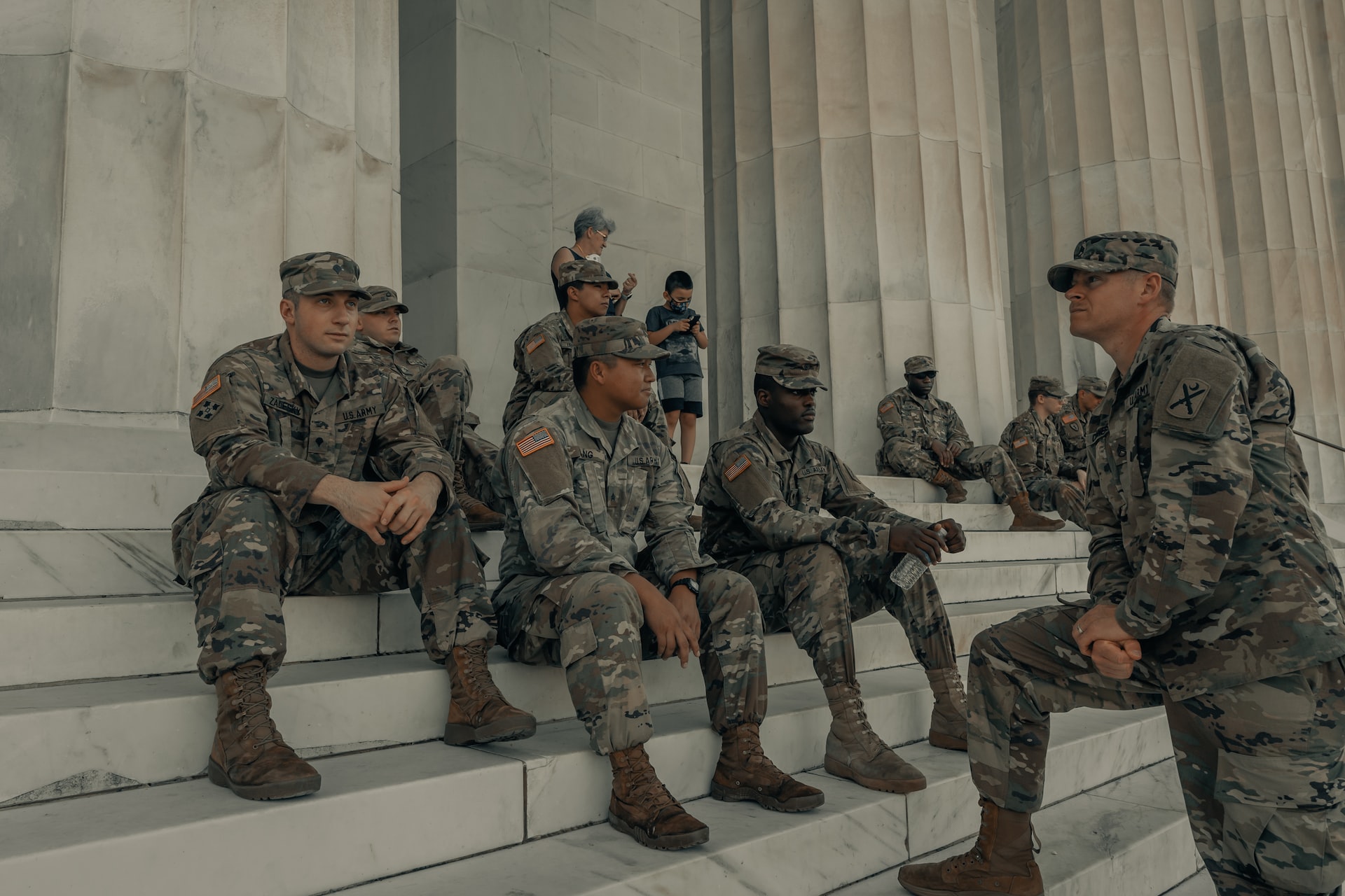 The US Army outside of the Lincoln Memorial | Veteran Car Donations