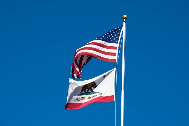 USA and California Flag | Veteran Car Donations