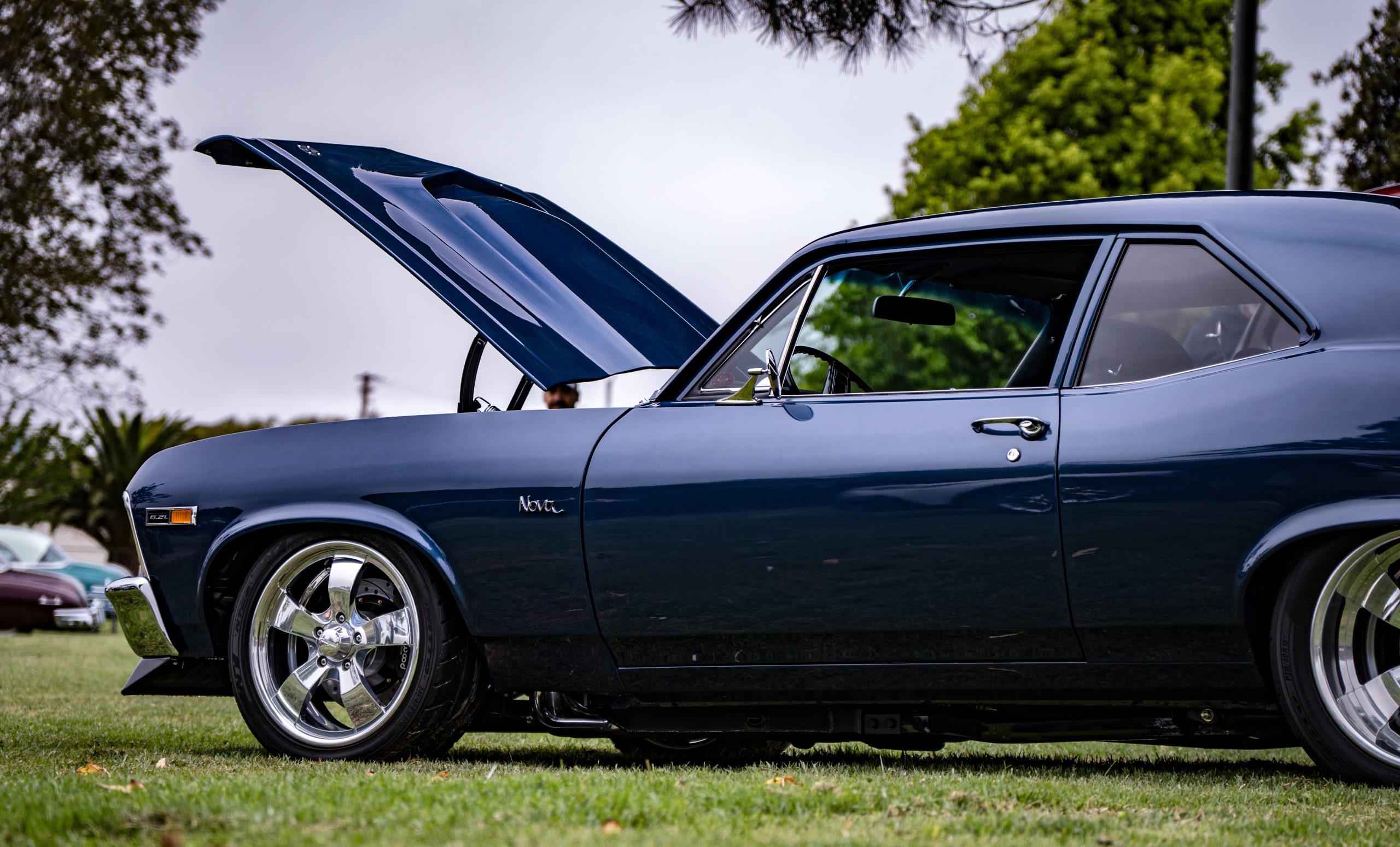 A Vintage Chevy Nova Parked on Grass | Veteran Car Donations