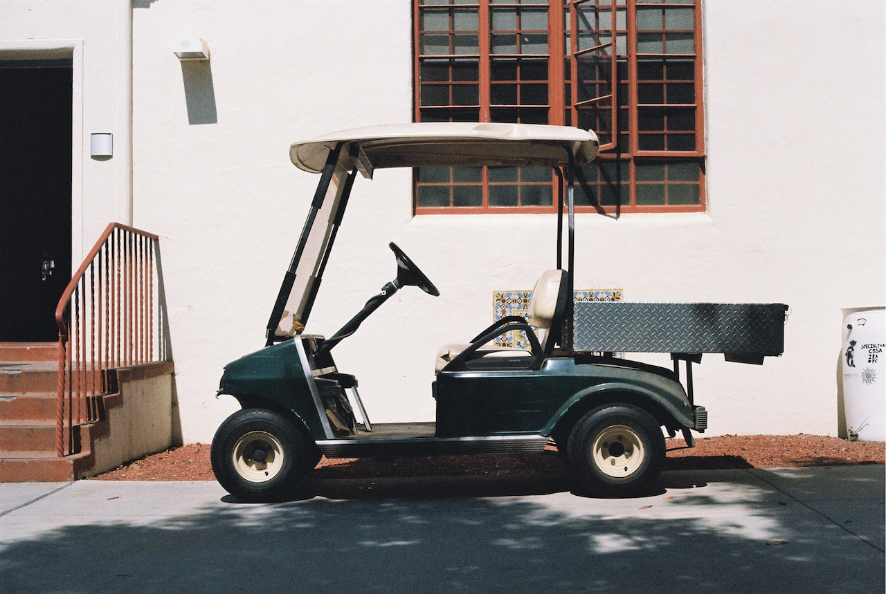 Black Golf Cart | Veteran Car Donations