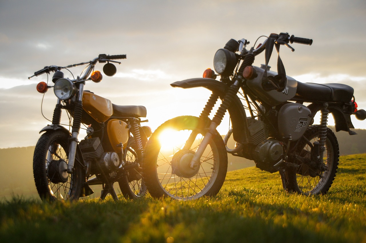 Moto Bike in Open Field | Veteran Car Donations