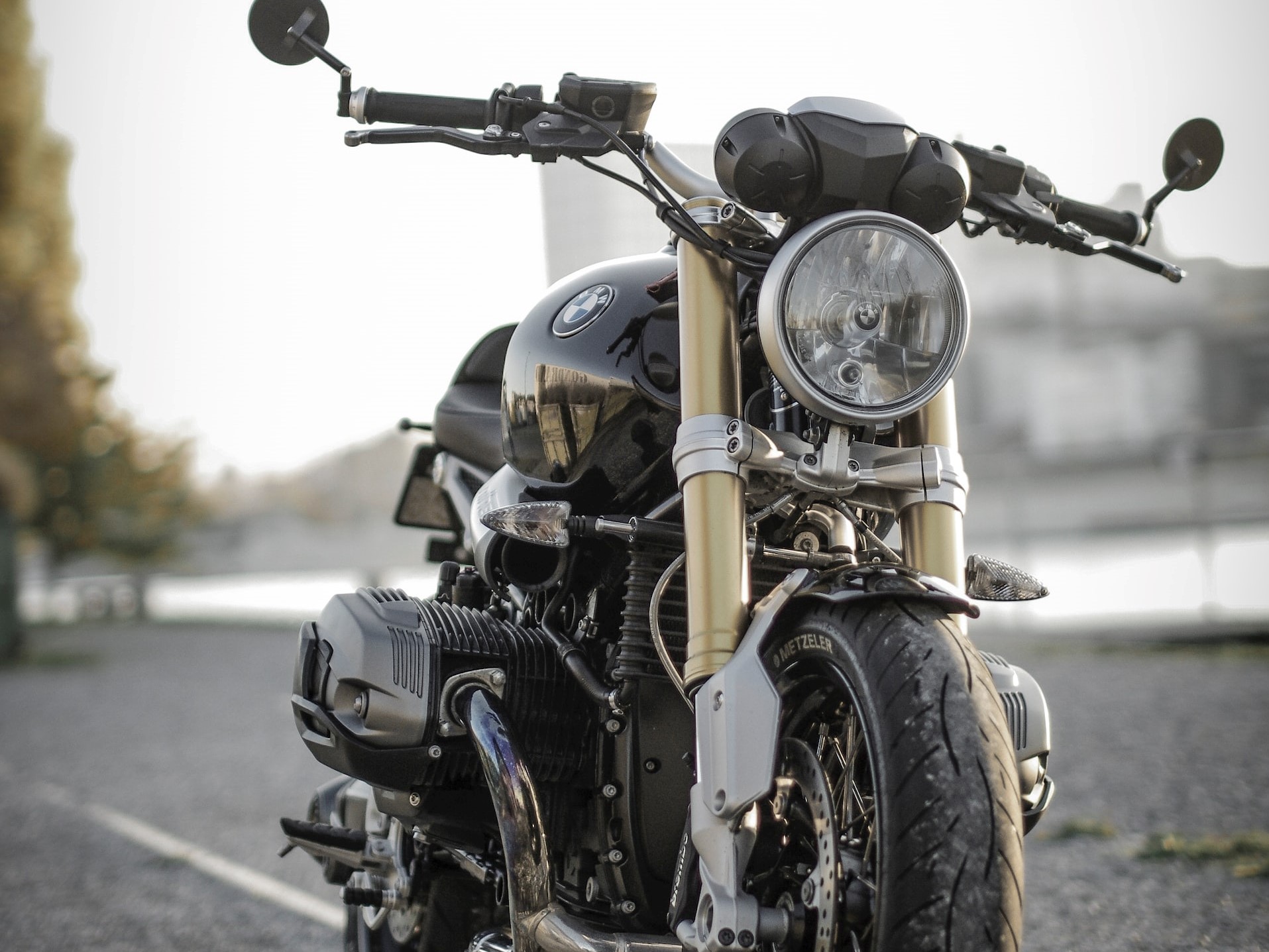 black bobber bike parked on road during daytime | Veteran Car Donations