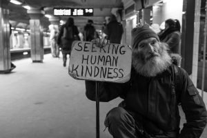 A Homeless Veteran on the Street - VeteranCarDonations.org