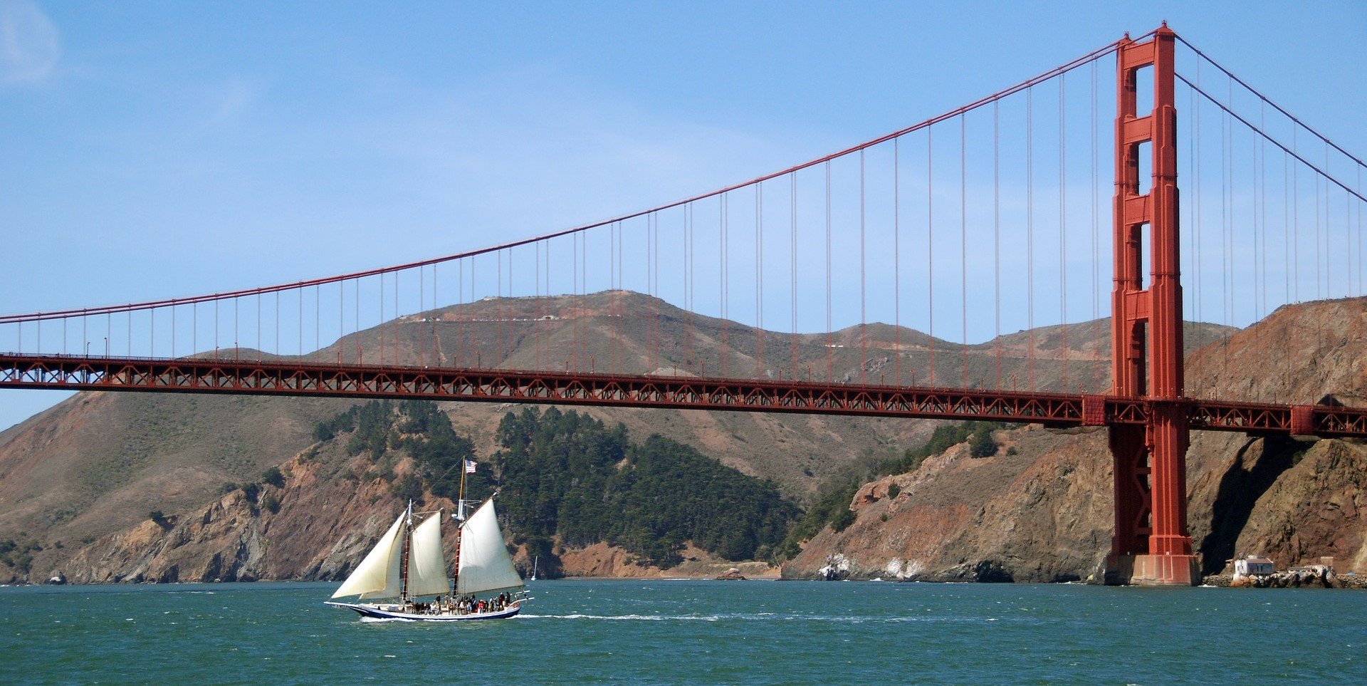 Sailing by San Francisco Bridge | Veteran Car Donations