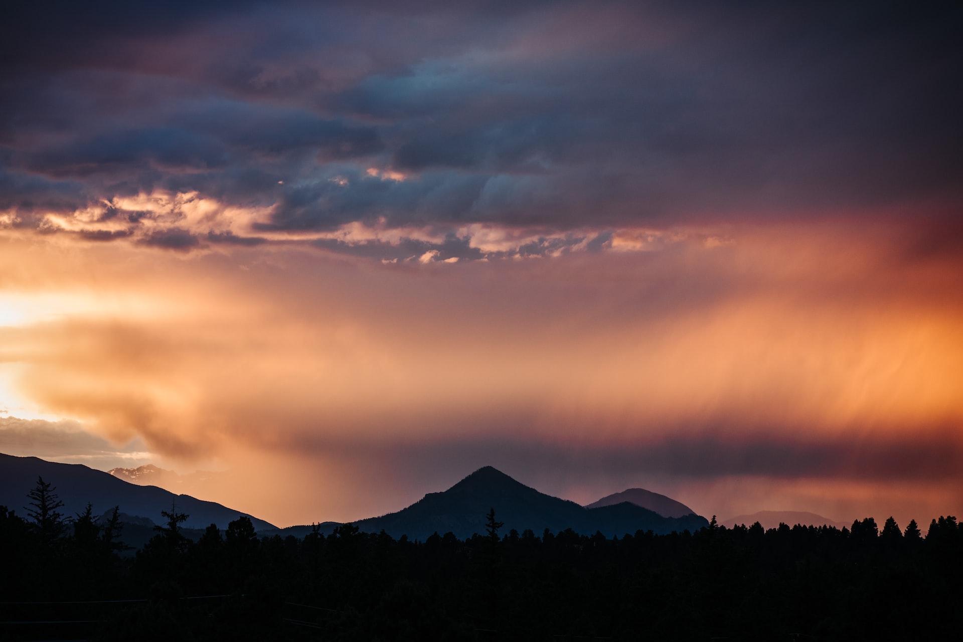 Sunset in Woodland Park CO | Veteran Car Donations