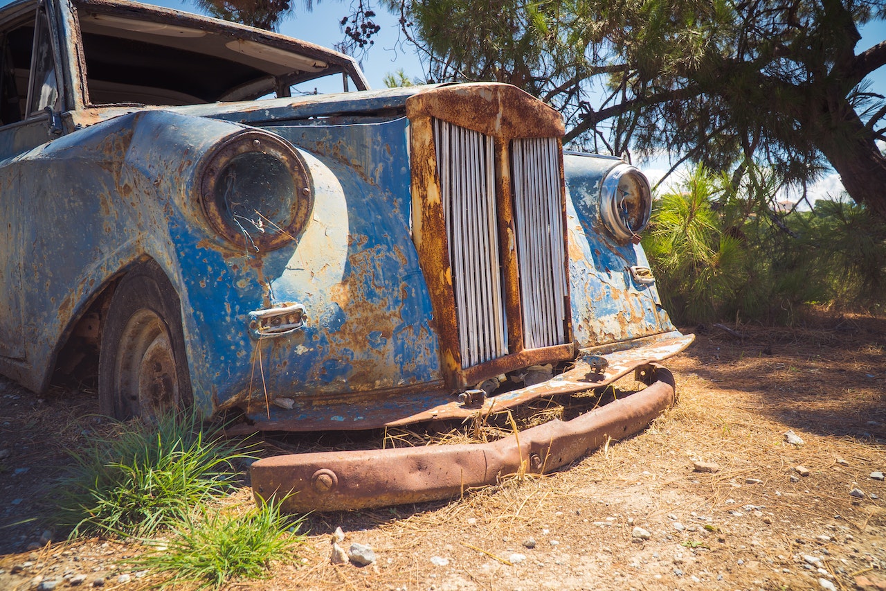 Blue Rust Car | Veteran Car Donations