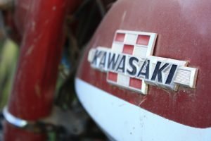 Retro Kawasaki Motorcycle | Veteran Car Donations