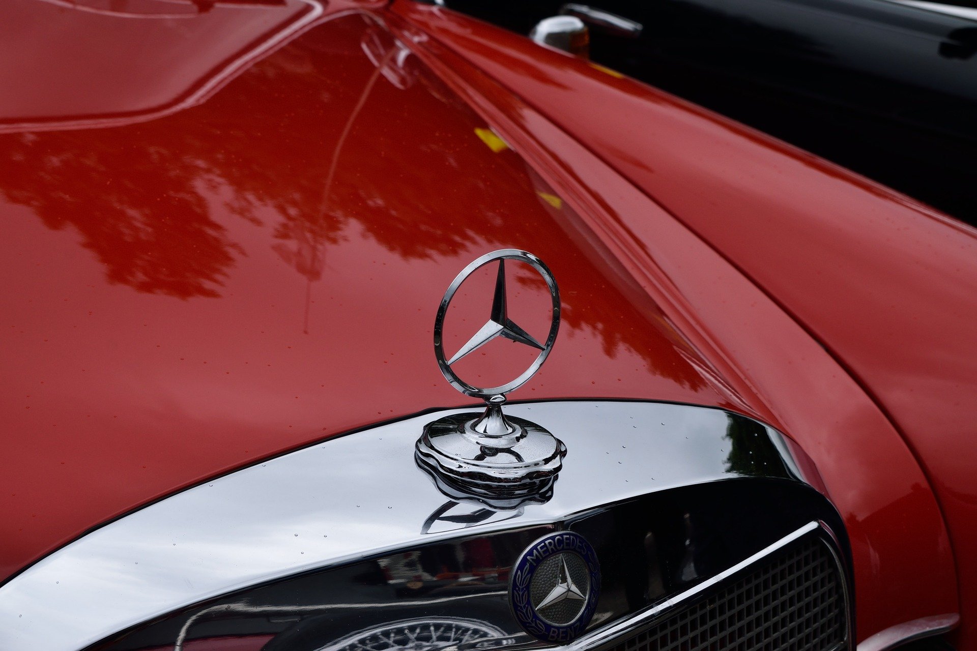 Red Mercedes-Benz in Goodyear