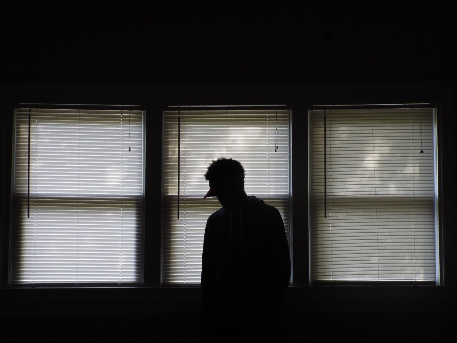 Silhouette of a Lonely Guy - VeteranCarDonations.org