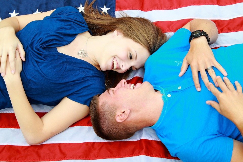 Military Man Enjoying with his Wife - VeteranCarDonations.org