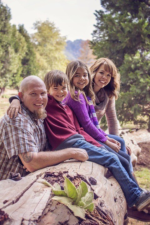 Happy Family Portrait - VeteranCarDonations.org