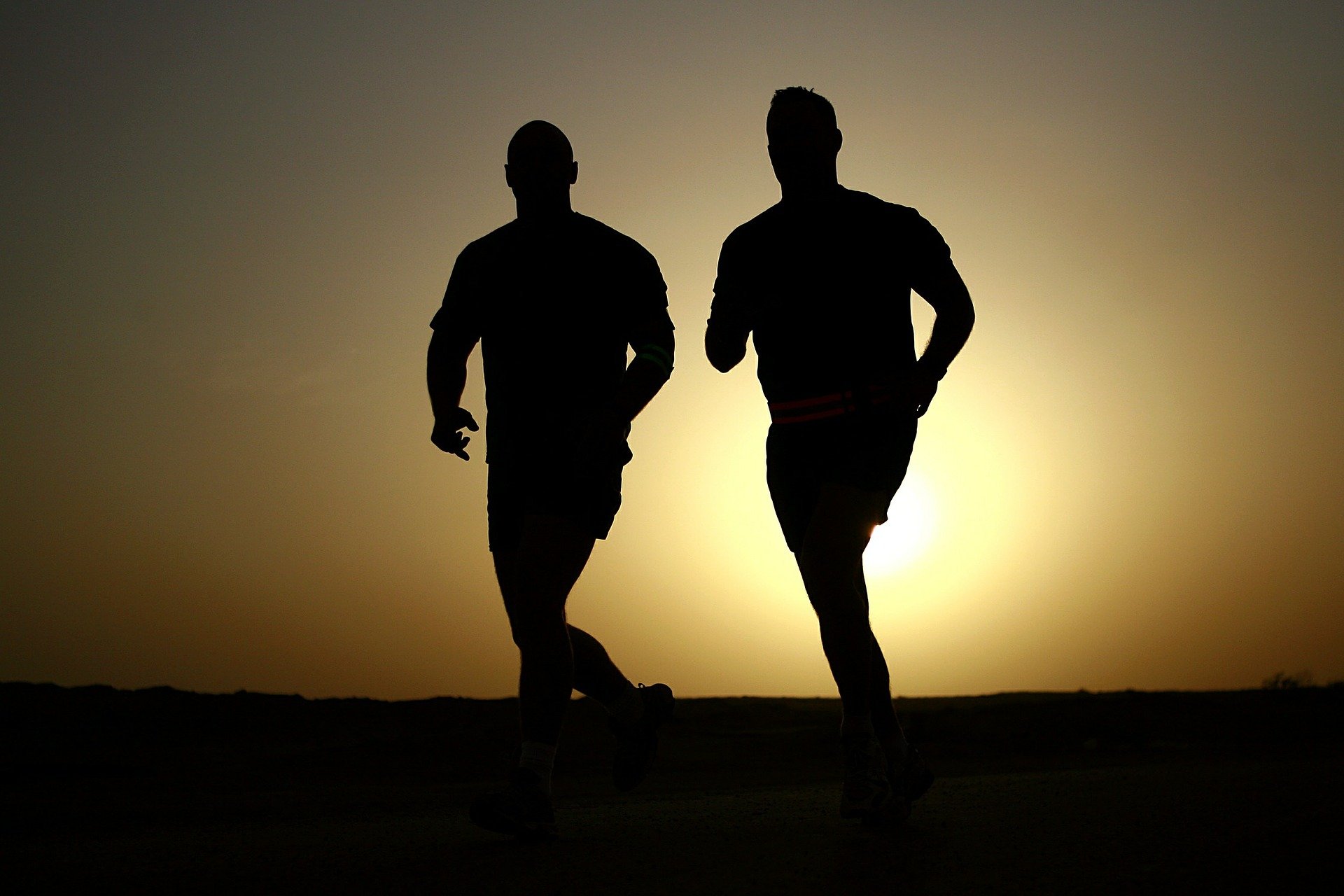 Military Men Go Running for Training - VeteranCarDonations.org