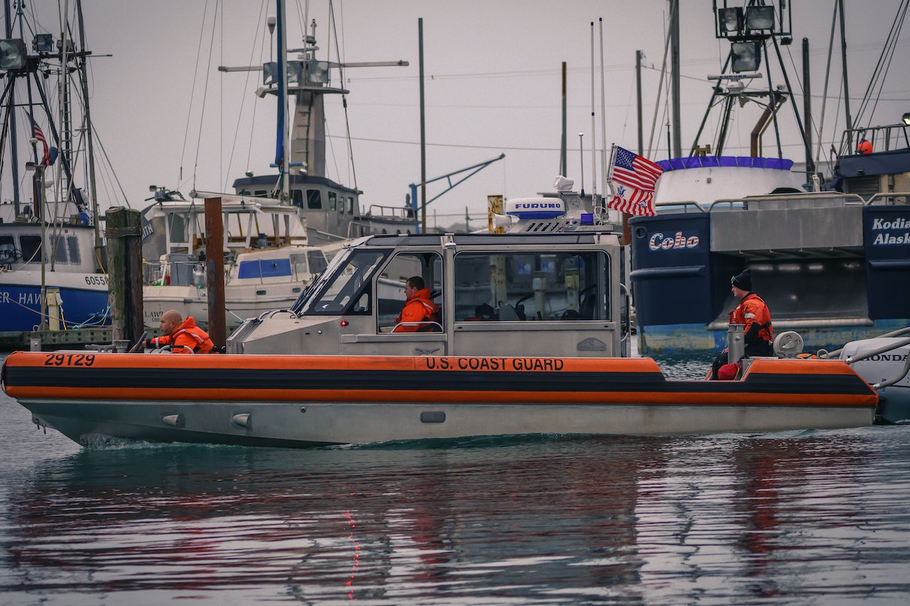 U.S. Coast Guard Patrol Boat on the Sea | Veteran Car Donations