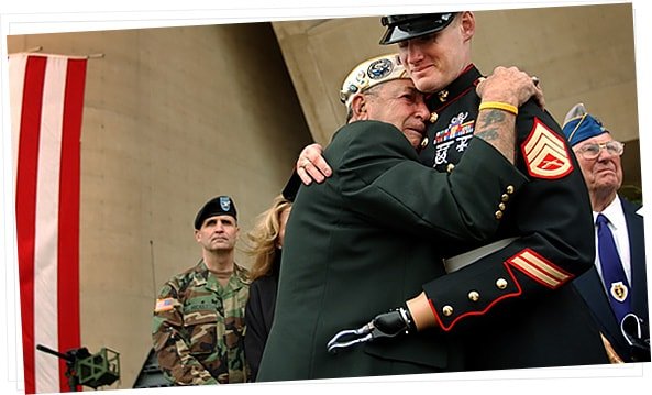 Veteran Hugging