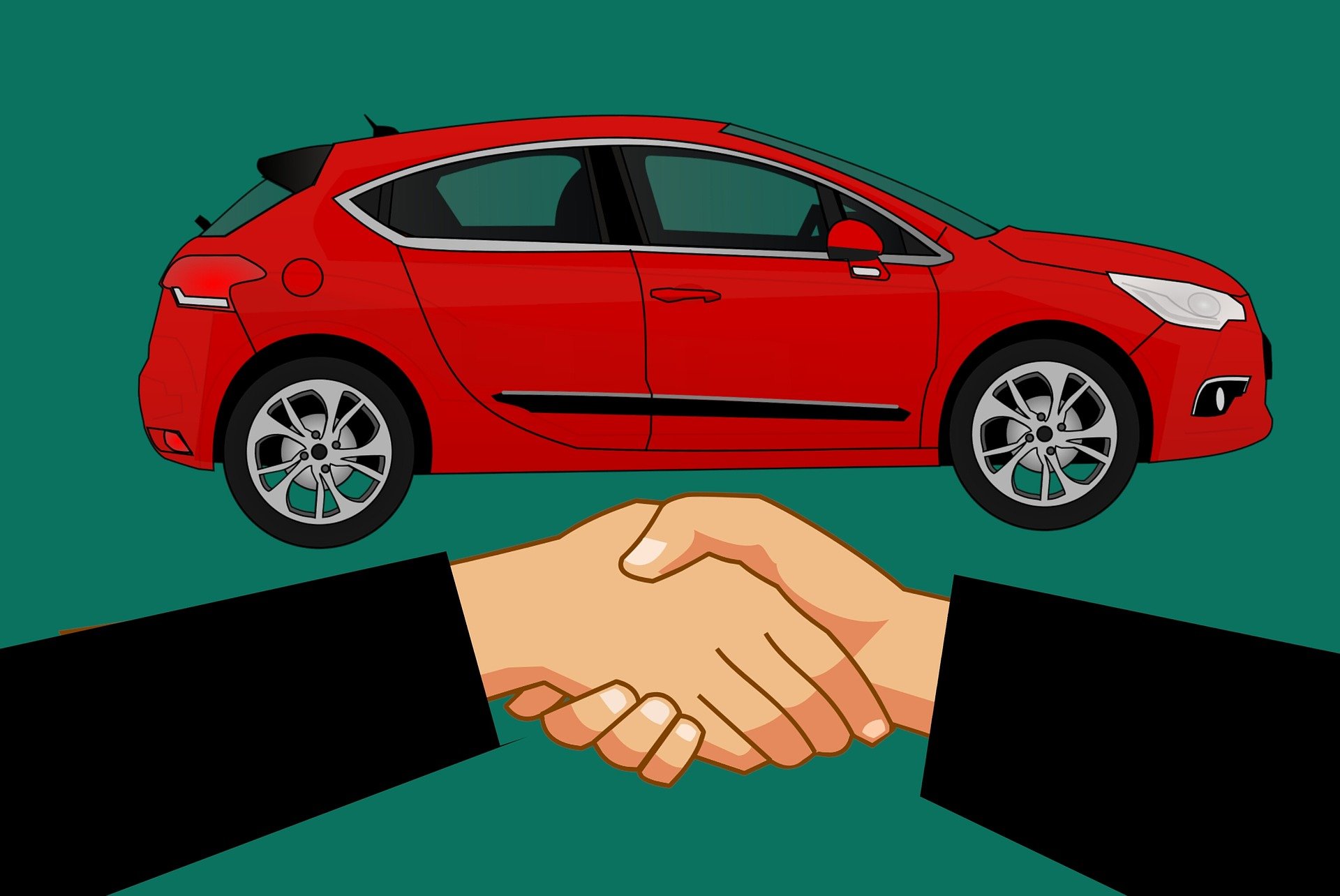 Buying Car Graphic Art | Veteran Car Donations
