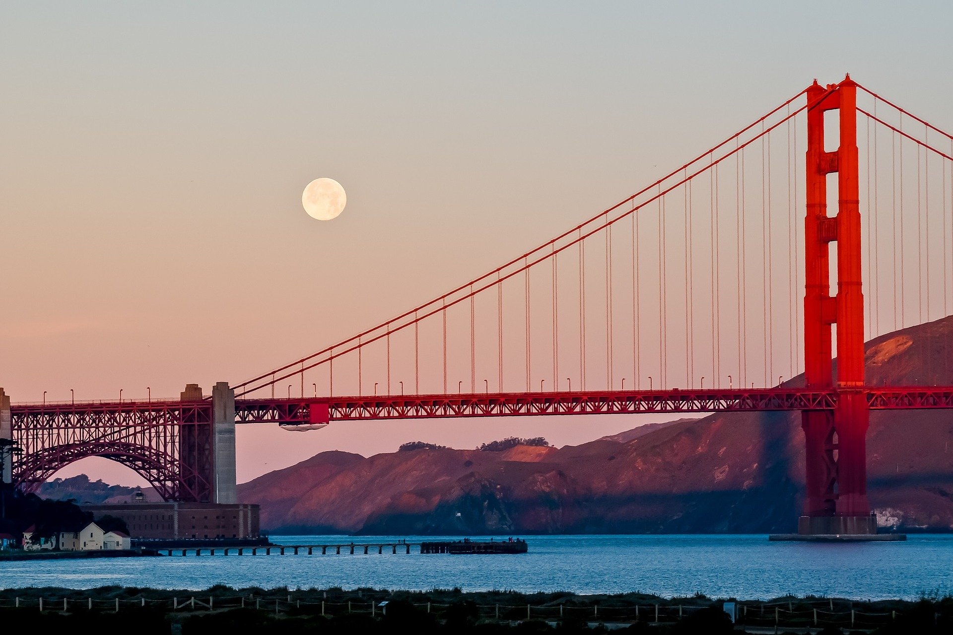 Golden Gate Bridge in Bay Area