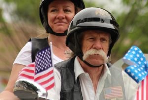 Happy Veteran on a Motorcycle | Veteran Car Donations