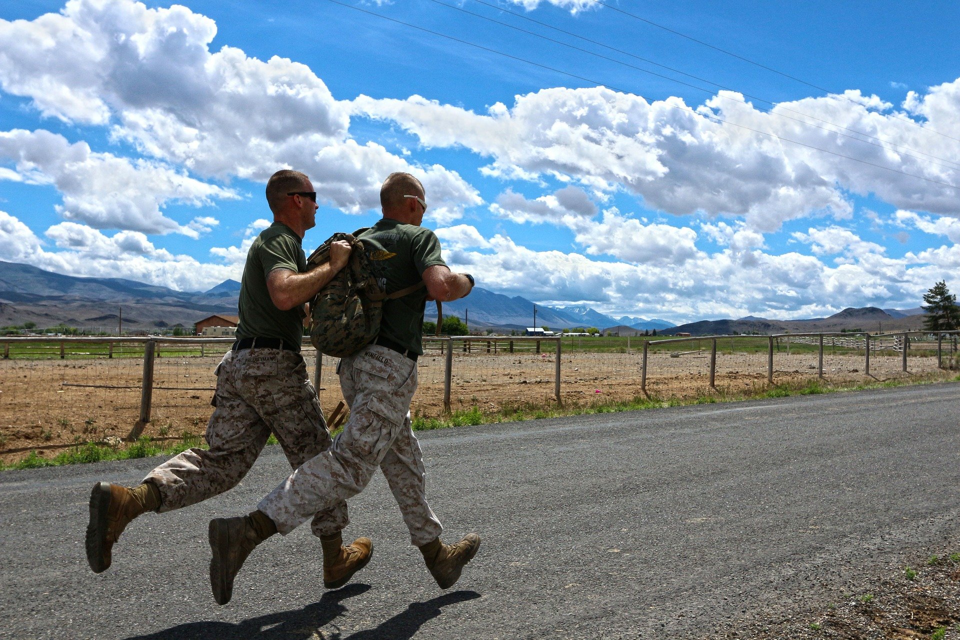 Military Men on Training | Veteran Car Donations