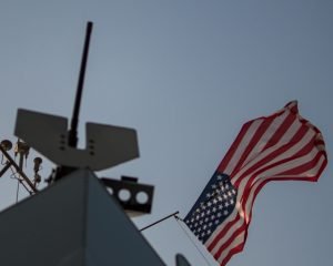 US Flag on a Navy Ship | Veteran Car Donations