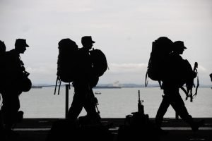 Military Men Departing | Veteran Car Donations