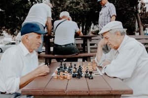 Two Old Men Playing Chess | Veteran Car Donations
