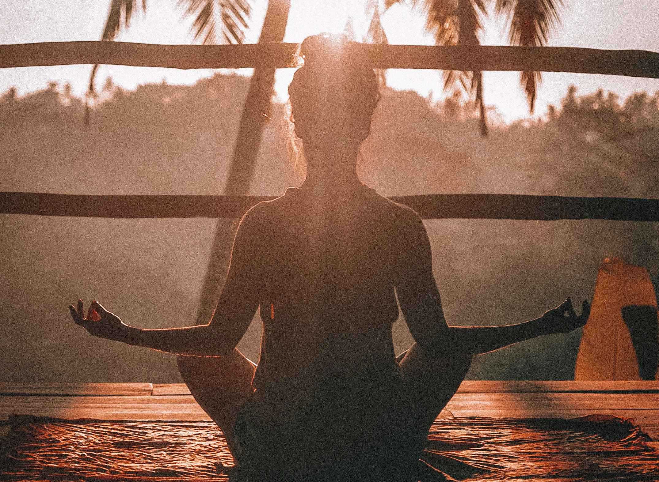 Woman Meditating for Self Improvement | Veteran Car Donations