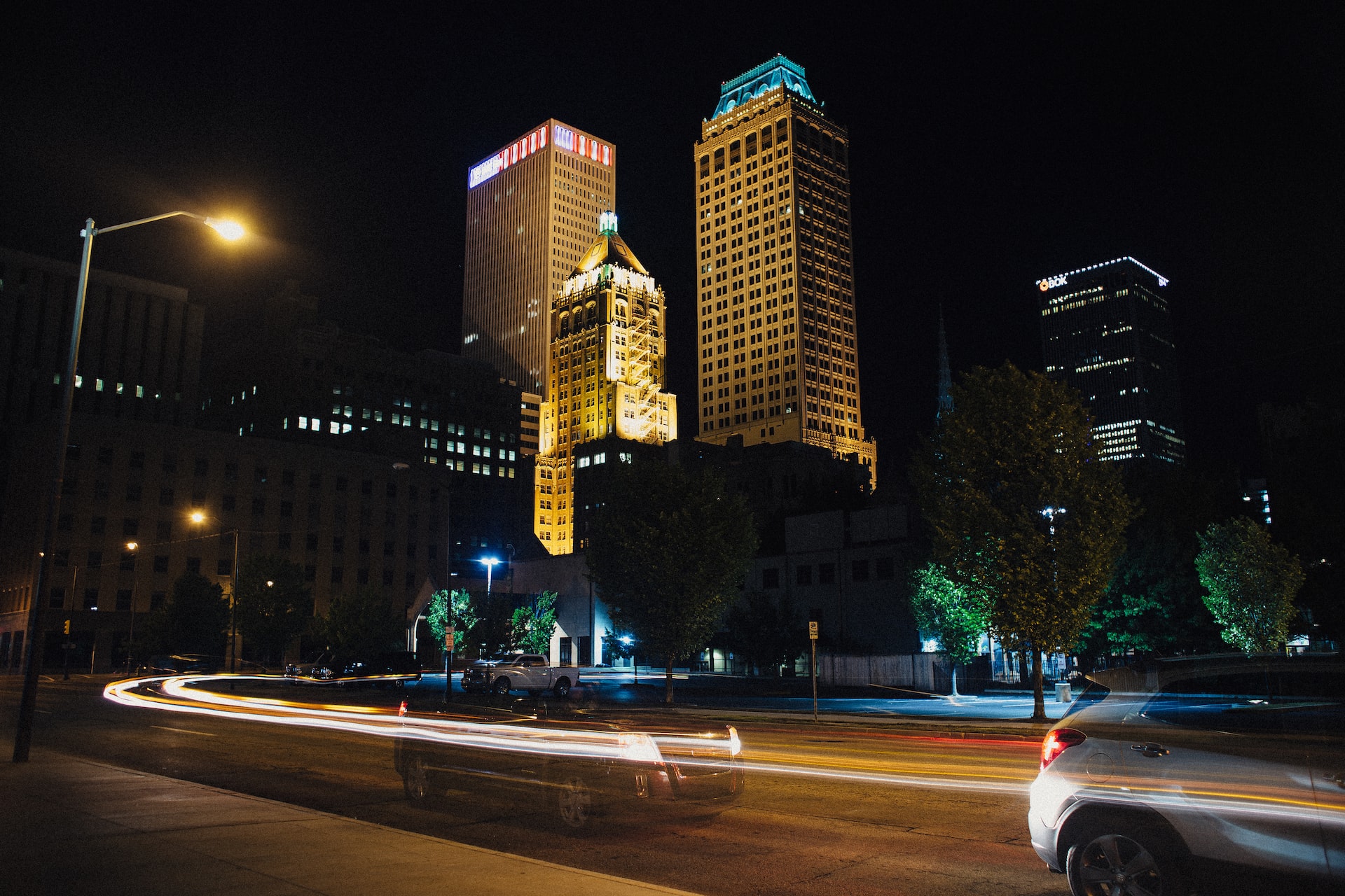 Tulsa at Night | Veteran Car Donations