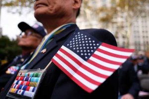 American Veteran and the US Flag | Veteran Car Donations