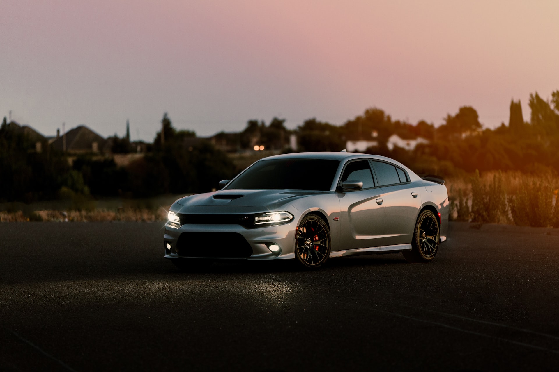 Silver Sedan in Sunset | Veteran Car Donations