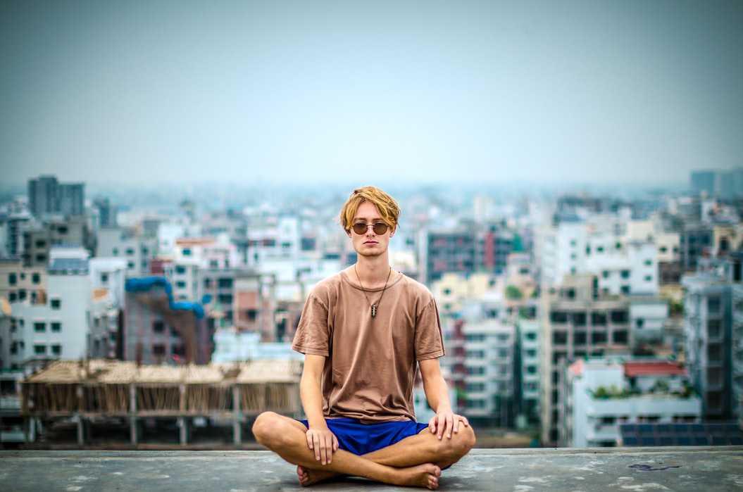 Man Meditating | Veteran Car Donations