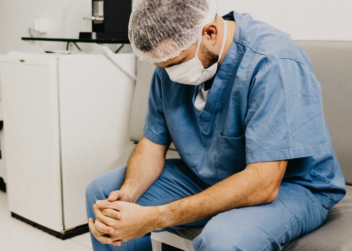 Stressed Doctor at Work | Veteran Car Donations