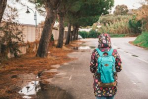 Kid Wears Backpack | Veteran Car Donations