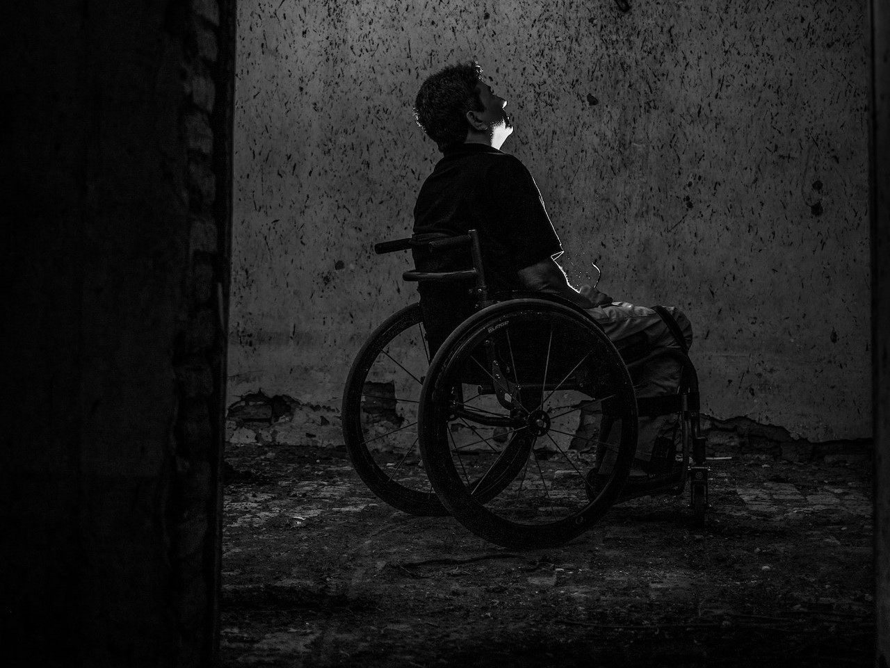 Photo of Man Sitting on Wheelchair | Veteran Car Donations