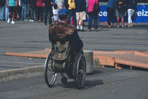 Disabled Veteran on a Wheelchair | Veteran Car Donations