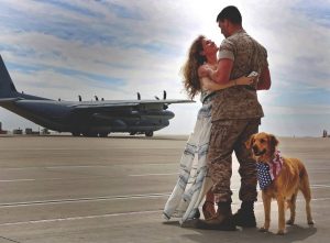 Wife Greeting Military Husband | Veteran Car Donations