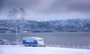 RV in the Middle of Snow | Veteran Car Donations